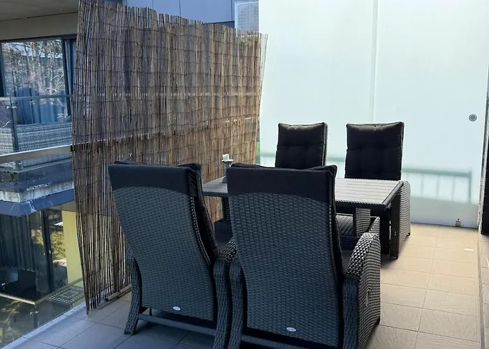 Jaukus Butas Su Erdvia Terasa דירה פלאנגה